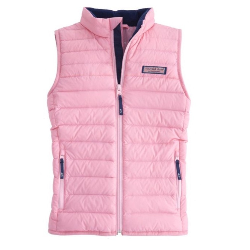 NWOT ✨ Vineyard Vines reversible puffer vest, XS (4-5)